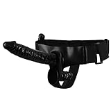 7inch Women Wearable Strapless Set Beginner Double Pleasure Strap-Ons for Couples,Adjustable Waist Pants Realistic Classic Wand Silicone Toy for Women Men,Small Beginner Trainer Set GX23