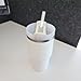 Replacement Straw for Stanley Cup 20 oz 14 oz, 6 Pcs Reusable Long Clear Straw with Clear Brush for Stanley Cup Accessories, Dishwasher Safe and BPA Free