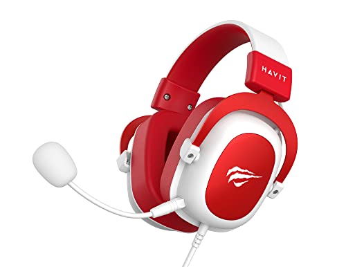 Headphone Fone de Ouvido Havit HV-H2002d Red, Gamer, com Microfone, Falante 53mm, Plug 3, 5mm: compa