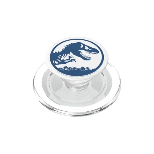 Jurassic World Blue Classic Logo Outline PopSockets PopGrip for MagSafe