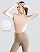 FitsT4 Sports Womens Equestrian Shirts Thumbholes Long Sleeve Horse Riding Shirts Quick Dry UPF50+ Riding Top Half Zip Pink S