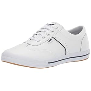 Keds-Womens-Courty-Core-Leather-Sneaker Keds Courty Core Lace Up, Sneaker Womens, White Leather, 7.5 Medium