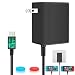 Fast Switch Charger for Nintendo Switch and Switch Lite(Support TV Mode and Handled Model), Type-C AC Adapter Charger for Switch/Switch Lite/Switch Pro Controller