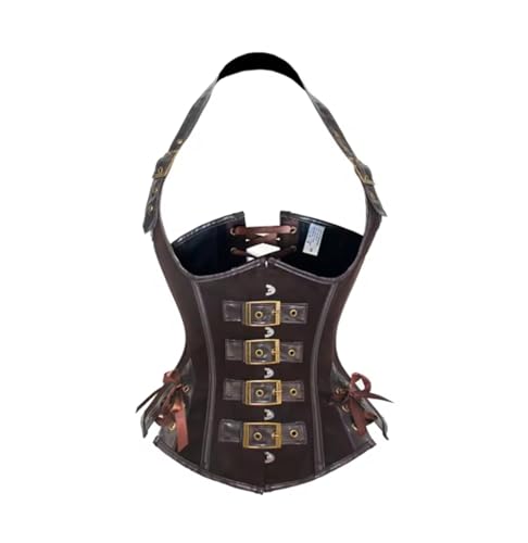 Corset punk femme noir XL idéal pour soirée rock
