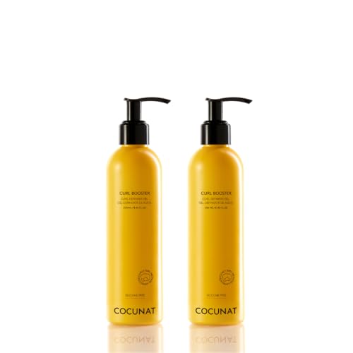 COCUNAT - 2 Curl Booster - Gel Definidor - Define el Rizo sin Apelmazarlo - Elimina el Encrespamiento - Hidrata Profundamente - Método Curly - Sin Siliconas - 250 ml