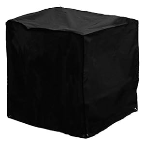 Bosmere Protector 6000 Grote Vierkante Brandkuil Cover – Zwart, D775