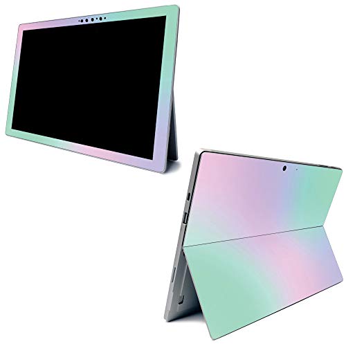 Image of MightySkins Carbon Fiber Skin for Microsoft Surface Pro 7 - Cotton Candy | Textured Carbon Fiber Finish | Easy to Apply, Remove, and Change Styles | Made in The USA (CF-MISURPR7-Cotton Candy)