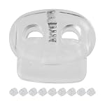 Your Day Mate – Kordel Stopper, 2-Loch, 10 Stück, Transparent, für bis Ø 4 m