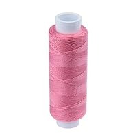 Simthread Filo da cucito per tutti gli scopi, 12 bobine di filo in poliestere 40D/2, per cucito, trapuntatura e macchina da cucire, pratici fili in poliestere per macchina da cucire (12 bianco