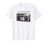 Old School Vintage Tape Deck Boombox Graphic T Shirt T-Shirt