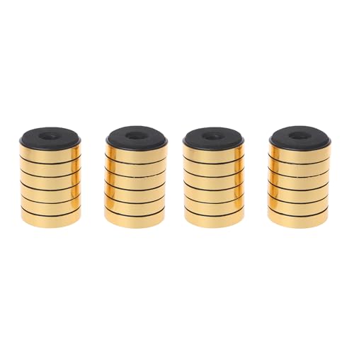 24Pcs Shock Absorption Damping for Stereo Speakers Amplifier Feet Pad Wall Plate Desktop Shelf