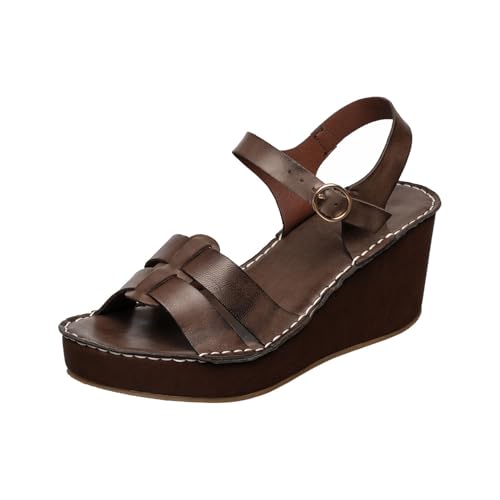 Antelope Women's Saya Leather Wedge Sandals