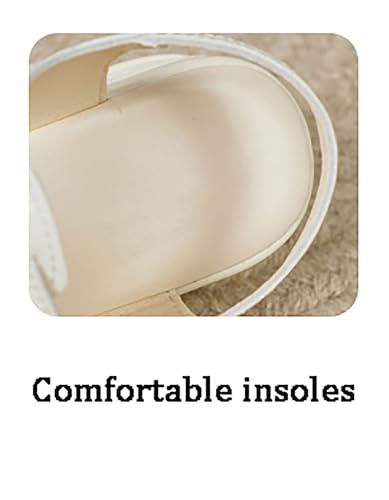 Women's Leather Platform Closed Toe Mule Backless Sandals Casual Round Toe Hollow Out Walking Sandals3