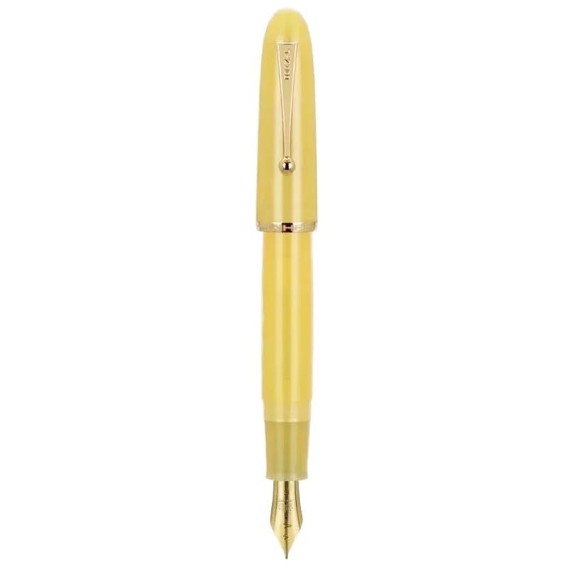 Stylo plume en résine précieuse KLVN topaze doté d'un grand convertisseur