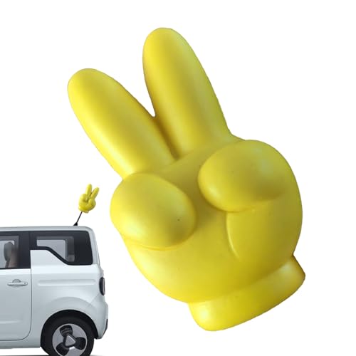 Gesto de Mano Topper Antena De Coche - Bola De Antena De Coch, De Techo Lindo para La Mayoría De Coches SUV RV Camión Lugar De Trabajo Hogar
