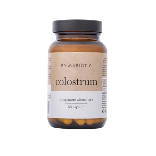 Colostro Bovino – Primabiotic Colostrum 400 mg | Integratore in Capsule Pure, Concentrate e di Alta Qualità | 60 Capsule | Supporto Naturale per le Difese Immunitarie e la Salute Intestinale