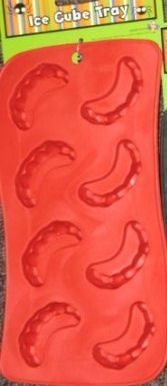 Halloween Ice Cube Tray - Fangs (Orange)