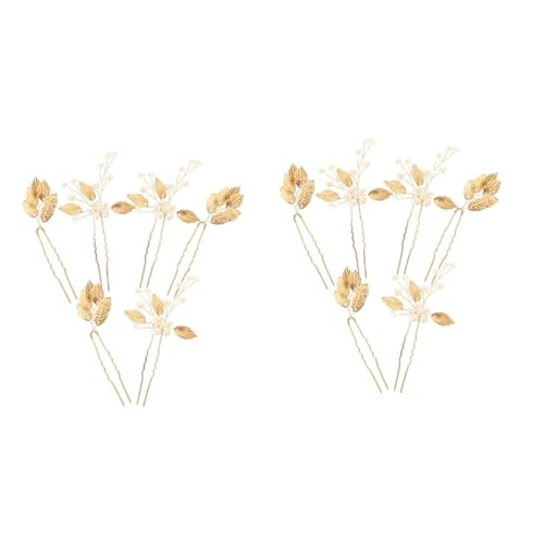 Épingles à cheveux de mariage dorées anti-glisse pour sécuriser les chignons de cérémonie