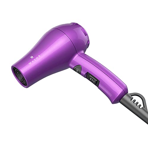 Mini Lightweight Hair Dryer For Pour Painting & Rv Compact Travel Blow Dryer For Kids 1000W Ionic Dryer With Concentrator, Cool Shot Button #TOP7