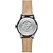 Fossil Men's Townsman 44mm Automatic Watches for Men, Skeleton Watch, Stainless Steel and Leather, Color: Black, Cognac (Model ME3098)