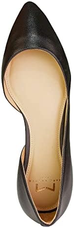 Marc Fisher LTD Women's Sunny Ballet Flat, Black Leather, 7 | Image 1