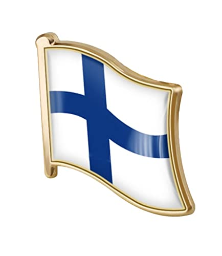 Image of vmcoatdu Country Flag Pin Badge International Travel Brooch Metal Alloy Souvenir Pin for Hat Clothes Backpack