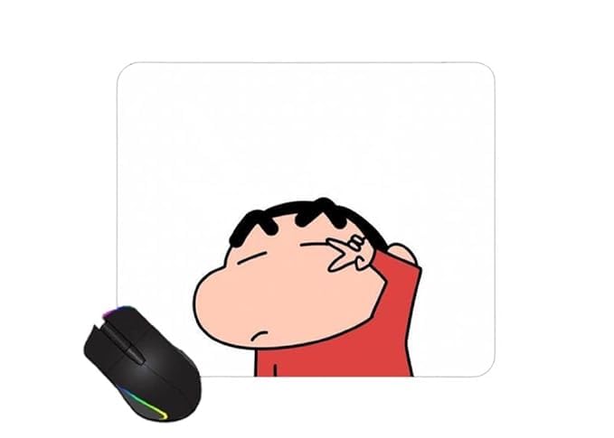 Image of Cute Mouse Pad - Printed Mousepad with Anti-Slip Rubber Base & Smooth Mouse Control for Laptop, Gaming, Notepad, Desktops (Multi 4)