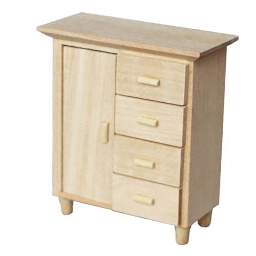 BESTonZON 1stück Miniatur Sideboard Möbel Miniatur Schrank Für Kreative Dekoration Und Spiel Und Praktisch Für Sammler