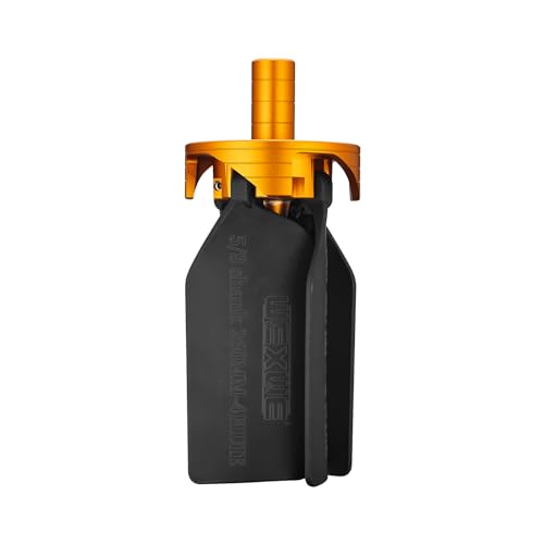 Image of CNC Machine Chip Removal Fan,Chip Cleaner For Aluminum, Copper,Steels, Wood Working High Power Removal Rate, 4 Flute,5 /8 inch Shank, Unfold Size 260mm 1pcs