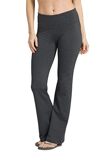prAna Women's Pillar Pant - Short Inseam, Charcoal Heather, Small