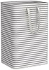 Cestos de ropa Lifewit de 80L, paquete de 2, asas reforzadas, gris | Cesto de ropa plegable, cesto para ropa sucia, diseño independiente impermeable para dormitorio, lavandería, dormitorio, baño 8