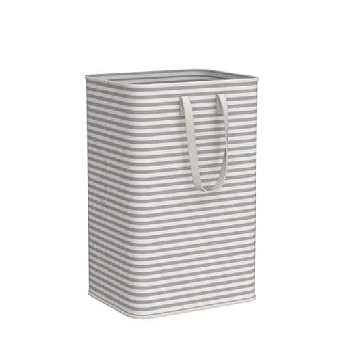 Lifewit 2 Pack Laundry Basket 80L Each, Collapsible Clothes Hamper with Reinforced Handles, Freestanding Waterproof Design for Bedroom and Laundry Room, Grey 160L Total by Lifewit - Used condition - Image 4