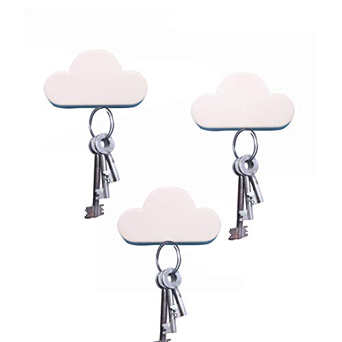 Danza angelo nuvola portachiavi a forma di nuvola forte magnetico portachiavi gancio chiavi magnete decorazione dopo la porta ingresso scrivania ufficio camera da letto portachiavi