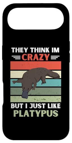 ���B���e�[�W They Think Im Crazy But I Just Like Platypus Lover �X�}�z�P�[�X iPhone Air �p