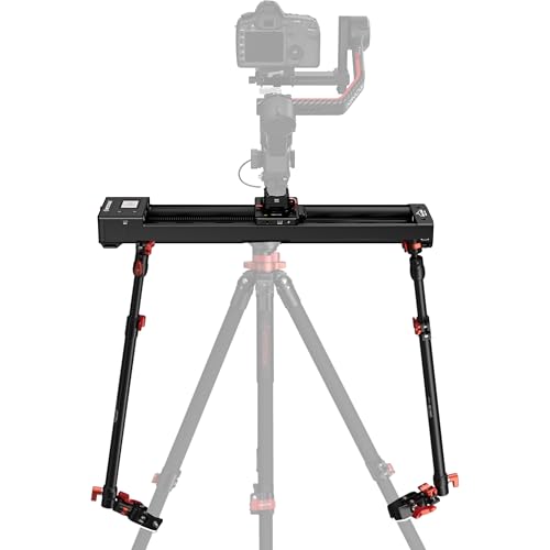 Image of IFOOTAGE Shark Slider Nano II-660 (26 inch) Motorized Camera Shark Slider,Spider Crab Support Rod SA-32,Camera Slider Support Arm Stabilizer
