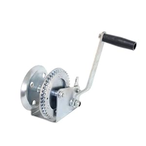 Lalizas Treuil Manuel 3 posities, capacité 2500lbs / 1135kgs, embrayage Double, 5,1:1 & 12,2:1,Acier