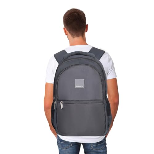 Image of Priority 38 L Solid College|Laptop|Travel Backpack For Boys & Girls | Office Bag For Men & Women | Casual Lightweight Bags For Unisex (19 Inch|Large | Black) - INV22188 P