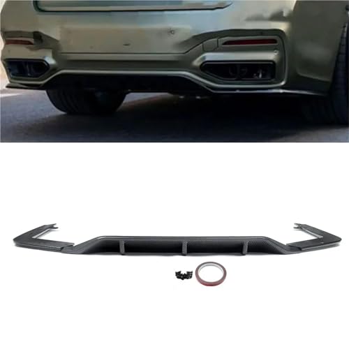 Difusor trasero para BMW Serie 7 G11 G12 2019-2022 en acabado de fibra de carbono 2