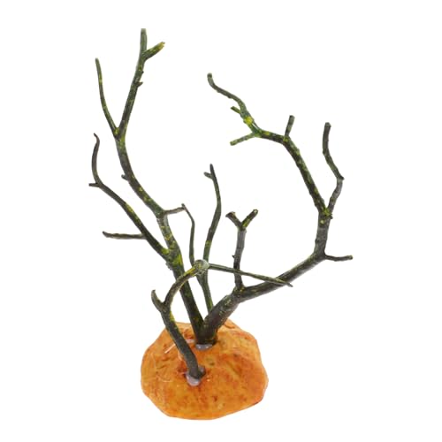 GRIRIW Reptile Tank Artificial Plant Green Fake Grass Safe for Lizards Geckos