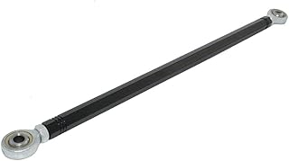 MODADA Gear Shifter Motorcycle Universal Gear Shift Linkage 240mm Black Shifter Link Rod with Rod End Bearing for Racing Rearset Footrests Motorcycle Shift Levers Pedals