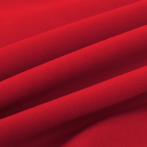 Image of Elegant Comfort Luxury Ultra-Soft 2-Piece Pillowcase Set 1500 Thread Count Egyptian Quality Microfiber Double Brushed-100% Hypoallergenic-Wrinkle Resistant, California King, Red