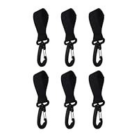 Qaziuy 6 Stück Kajak Paddel Clips,Kayak Paddle Keeper Kajak Paddelhalter Kayak Oar Snap Clip Kayak Canoe Boat Paddle Zubehör