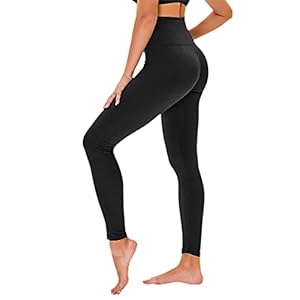 TNNZEET Leggings for Women UK, 1/3 Pack High Waisted Black Trousers Tummy Control for Gym Yoga