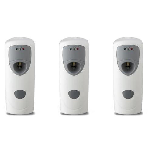 Sxmrmnx 3 dispensadores automáticos de ambientador para baño, montaje en pared, dispensador automático de aroma