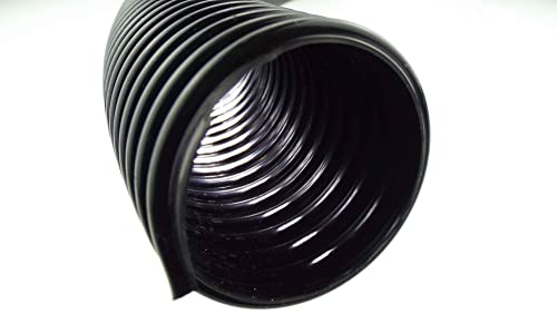 40mm (1.5") Flexible Corrugated Black Pond Pipe with 2 x Matching Hose Clips, Suitable for Pond Pumps,Filters,Waterfalls and Water Features (2m Length) - Image 5