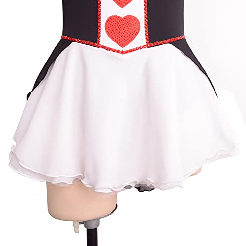 Vestidos De Patinação Artística, Tiras Sem Mangas Strass Conjunto De Roupas De Dança Para Ginástica