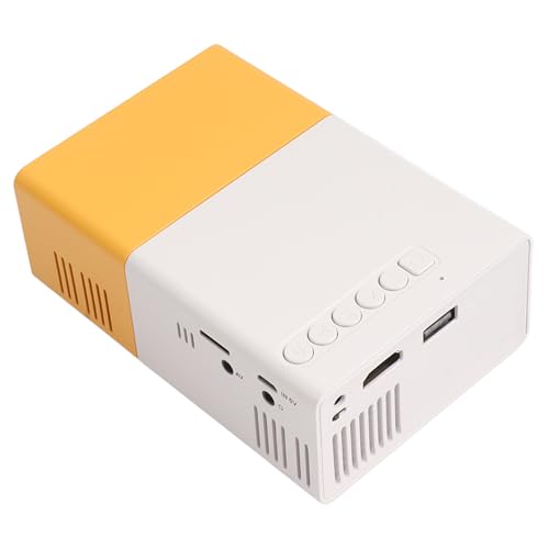 Akozon Mini Proiettore Mini Portatile da 24 a 60 Pollici Grande Proiettore SN per Film Home Theater All'aperto 110-240 V