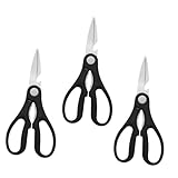 DECOMELODY Edelstahl Geflügelschere mit Griff 3 Stück Multifunktionale Küchen und Hühnerknochenschere für Fleisch und Knochen Geeignet für Bbq und Haushalt