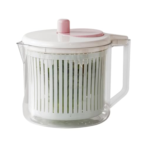 Bol Escurridor Para Frutas, Bol manual para lavar verduras, un accesorio culinario, De Ensaladas Con Centrifugador, Uso para apartamento, jardín, barbacoa, campamento, picnic y preparación de comidas