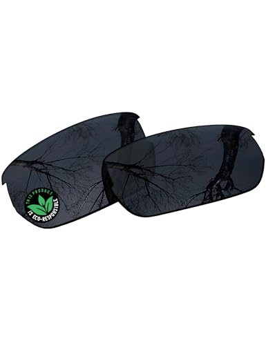 Image of Raydi Polycarbonate Replacement Lenses for Wiley X Valor Sunglasses - Solid Black - Polarized